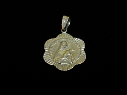 Сребърен медальон, 2.57гр. ,Бургас