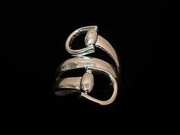 Сребърен дамски пръстен, 5.87гр. ,Несебър