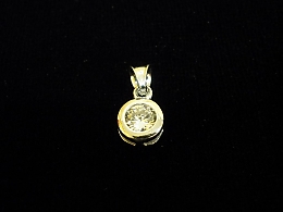 Сребърен медальон, 0.79гр. ,Бургас