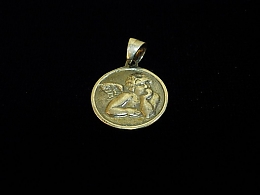 Сребърен медальон, 1.88гр. ,Бургас