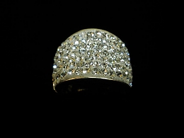 Сребърен дамски пръстен, 9.71гр. ,Карнобат