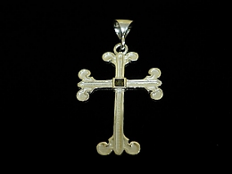 Сребърен кръст, 2.28гр. ,Бургас