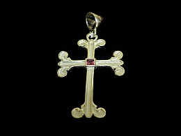 Сребърен кръст, 2.25гр. ,Бургас