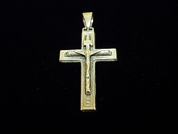 Сребърен кръст, 3.29гр. ,Бургас
