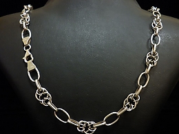 Сребърен синджир, 15.2гр. ,Бургас