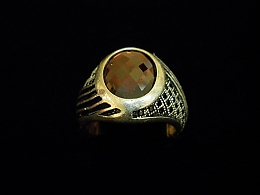Сребърен мъжки пръстен, 9.13гр. ,Бургас