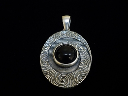 Сребърен медальон, 6.2гр. ,Айтос