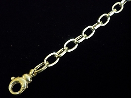 Сребърна синджирна гривна, 6.9гр. ,Карнобат