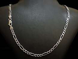 Сребърен синджир, 10.78гр. ,Бургас