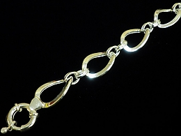 Сребърна синджирна гривна, 9.36гр. ,Бургас