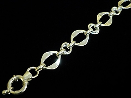 Сребърна синджирна гривна, 8.71гр. ,Бургас