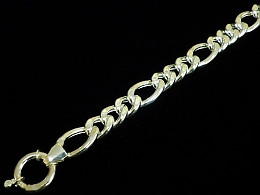 Сребърна синджирна гривна, 10.95гр. ,Бургас