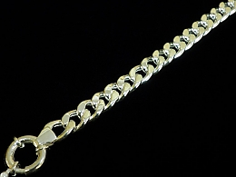 Сребърна синджирна гривна, 11.61гр. ,Бургас