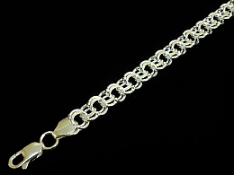 Сребърна синджирна гривна, 17.95гр. ,Бургас