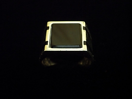 Сребърен мъжки пръстен, 10.08гр. ,Бургас