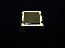 Сребърен мъжки пръстен, 9.69гр. ,Бургас