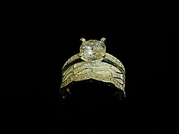 Сребърен дамски пръстен, 3.95гр. ,Бургас