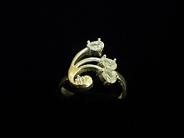 Сребърен дамски пръстен, 2.89гр. ,Бургас