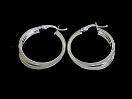 Сребърни обеци, 4.45гр. ,Бургас