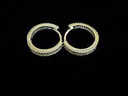 Сребърни обеци, 3.68гр. ,Бургас