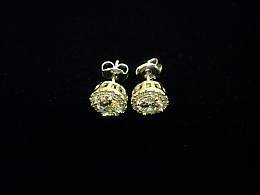 Сребърни обеци, 1.95гр. ,Бургас