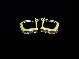 Сребърни обеци, 2.22гр. ,Бургас