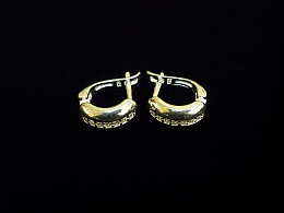 Сребърни обеци, 2.14гр. ,Бургас