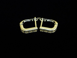 Сребърни обеци, 2.27гр. ,Бургас