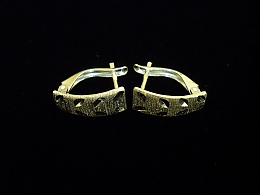 Сребърни обеци, 1.95гр. ,Бургас