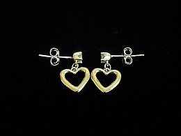 Сребърни обеци, 1.98гр. ,Бургас