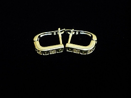 Сребърни обеци, 2.27гр. ,Бургас