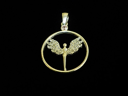 Сребърен медальон, 2.53гр. ,Бургас