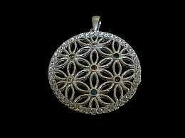 Сребърен медальон, 5.57гр. ,Пловдив