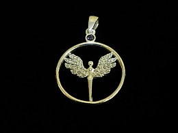 Сребърен медальон, 2.55гр. ,Бургас