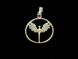 Сребърен медальон, 2.53гр. ,Бургас