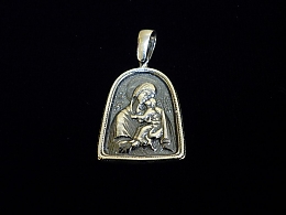 Сребърен медальон, 5.28гр. ,Несебър