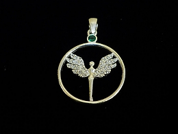 Сребърен медальон, 2.49гр. ,Бургас