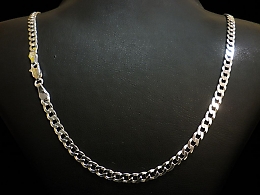 Сребърен синджир, 13.36гр. ,Бургас