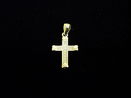 Сребърен кръст, 1.03гр. ,Бургас