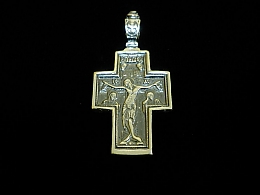 Сребърен кръст, 3.9гр. ,Бургас