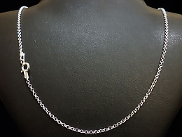 Сребърен синджир, 2.53гр. ,Бургас