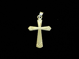 Сребърен кръст, 1.24гр. ,Бургас