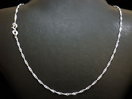 Сребърен синджир, 1.38гр. ,Пловдив