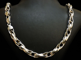 Сребърен синджир, 48.6гр. ,Бургас