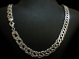 Сребърен синджир, 48.88гр. ,Бургас