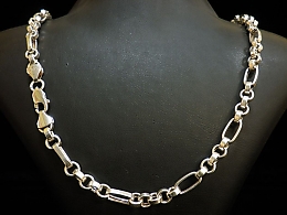 Сребърен синджир, 27.33гр. ,Карнобат