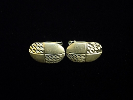 Сребърни обеци, 2.6гр. ,Бургас