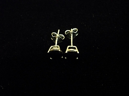 Сребърни обеци, 1.21гр. ,Бургас