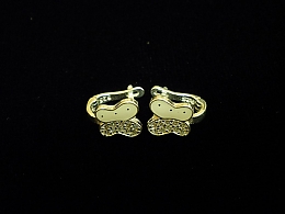 Сребърни обеци, 1.83гр. ,Бургас