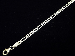 Сребърна синджирна гривна, 4.57гр. ,Бургас